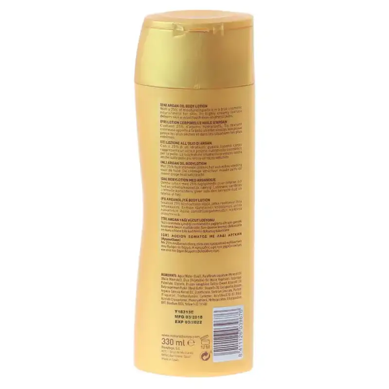 Natural Honey Lotiune Elixir Argan pentru Piele Normal si Uscat 330 ml Bax 6 buc.